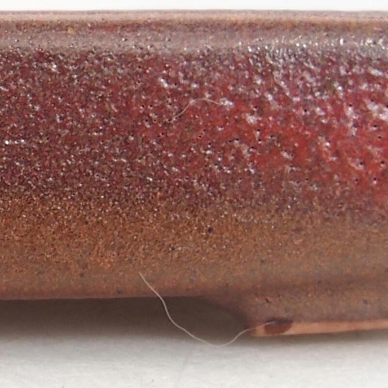 Bol à bonsaï en céramique 10 x 8 x 2 cm, bordeaux