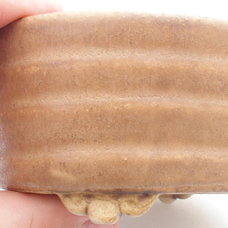 Bol à bonsaï en céramique 10 x 9 x 5 cm, orange