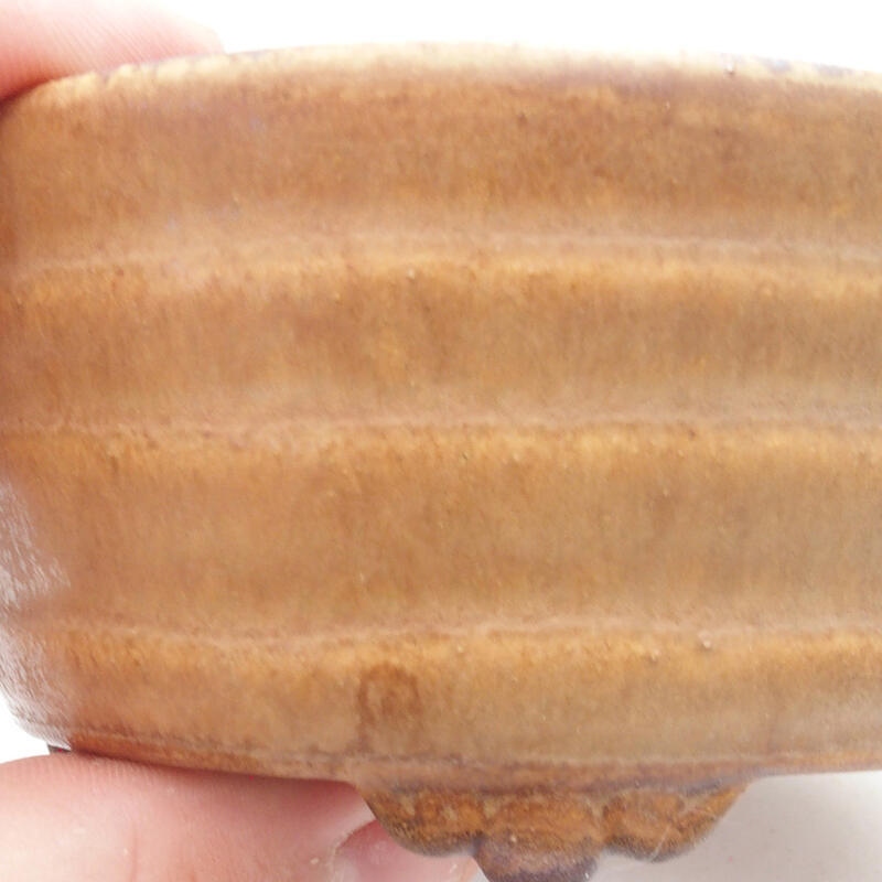 Bol à bonsaï en céramique 10 x 9 x 5 cm, orange