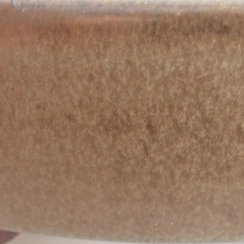 Bol à bonsaï en céramique 11,5 x 10 x 3,5 cm, brun