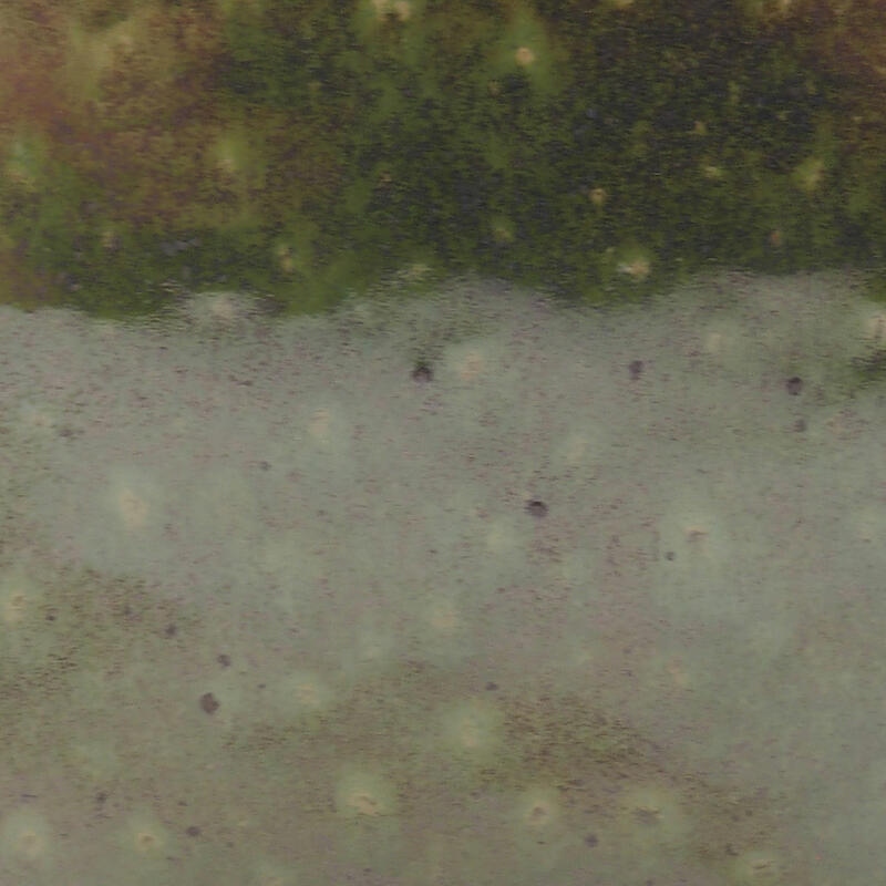 Bol à bonsaï en céramique 11,5 x 11,5 x 9 cm, vert