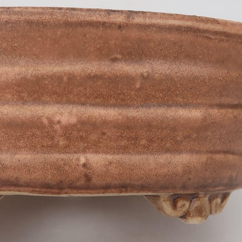 Bol à bonsaï en céramique 11 x 9,5 x 5 cm, rose