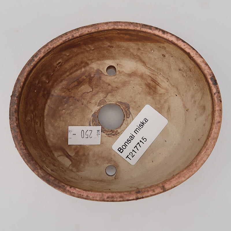 Bol à bonsaï en céramique 11 x 9,5 x 5 cm, rose