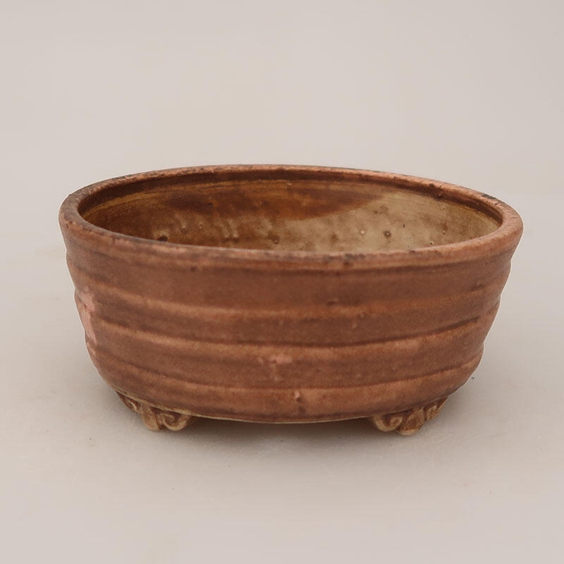 Bol à bonsaï en céramique 11 x 9,5 x 5 cm, rose