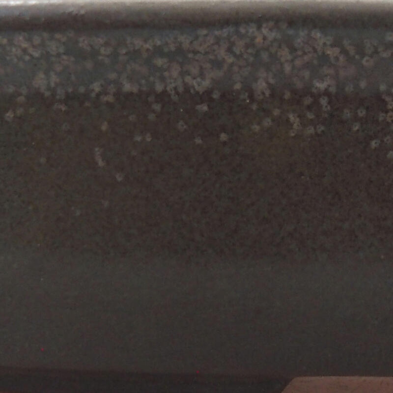 Bol à bonsaï en céramique 12 x 8,5 x 3 cm, gris