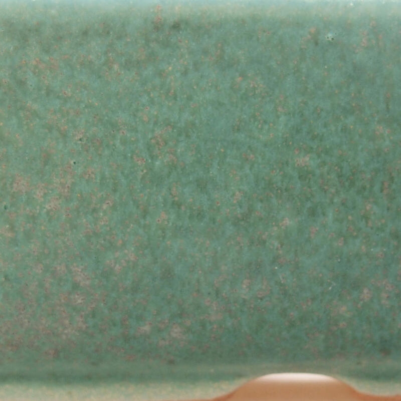 Bol à bonsaï en céramique 12 x 8,5 x 4,5 cm, vert