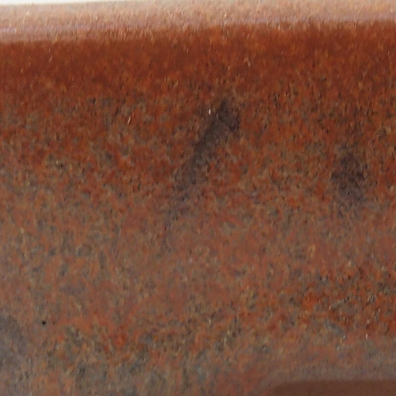 Bol à bonsaï en céramique 12 x 9 x 3 cm, brun