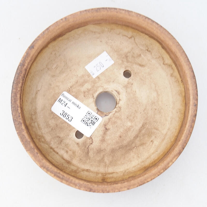 Bol à bonsaï en céramique 13,5 x 13,5 x 4 cm, rose