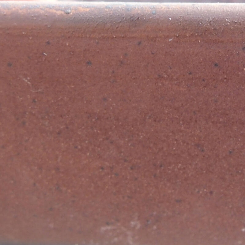 Bol à bonsaï en céramique 13 x 11 x 5 cm, brun