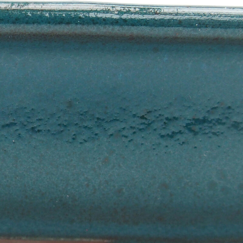 Bol à bonsaï en céramique 14,5 x 10,5 x 4 cm, vert