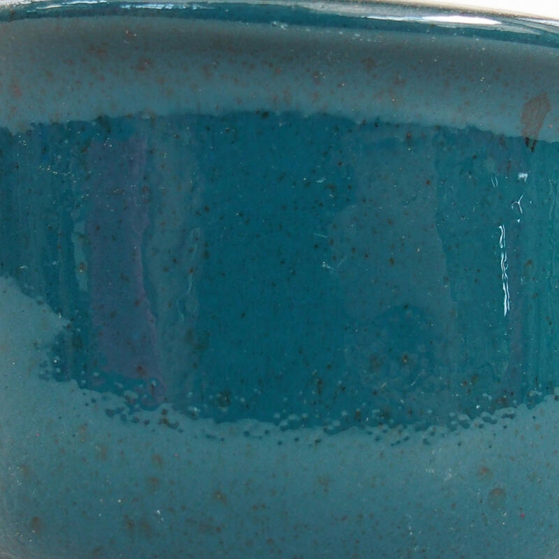 Bol à bonsaï en céramique 14 x 11,5 x 6 cm, vert