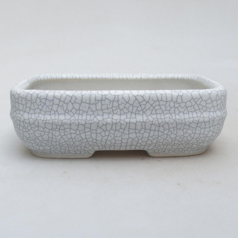 Bol à bonsaï en céramique 15 x 10,5 x 4,5 cm, couleur raku
