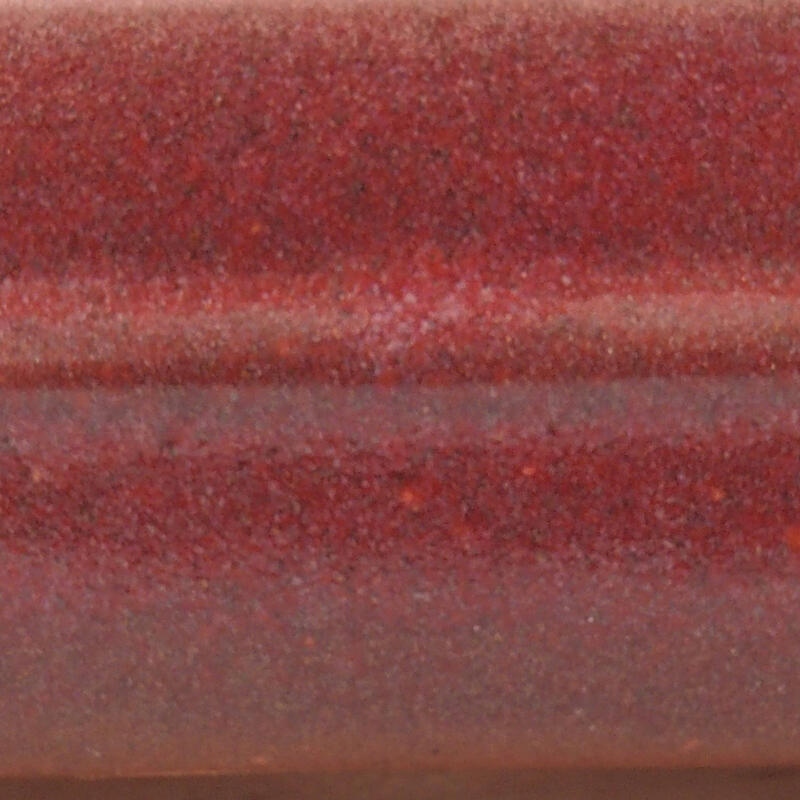 Bol à bonsaï en céramique 15 x 12,5 x 4,5 cm, bordeaux