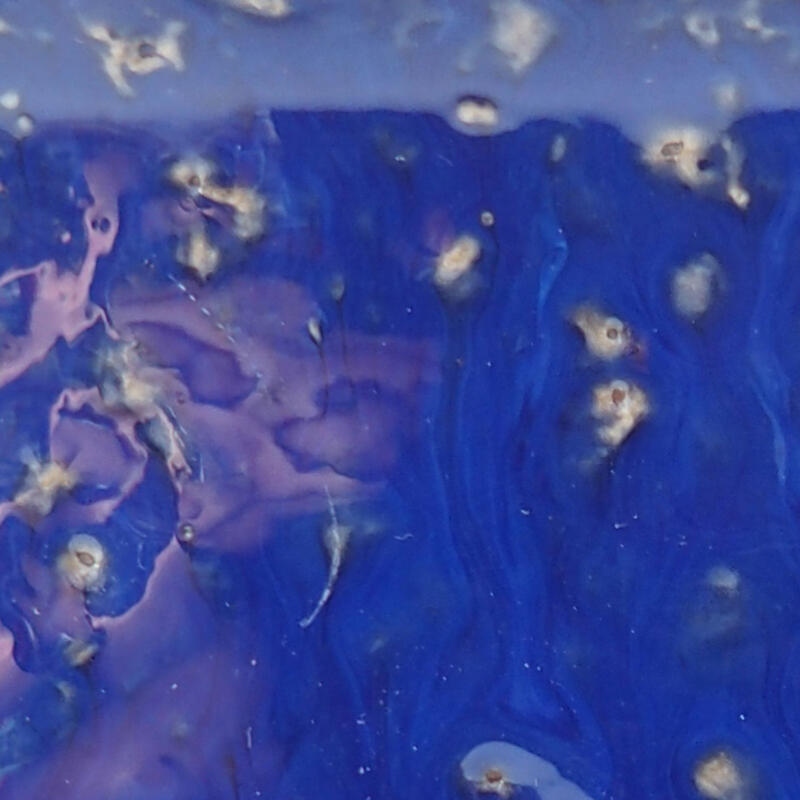 Bol à bonsaï en céramique 15 x 12,5 x 6,5 cm, couleur bleu