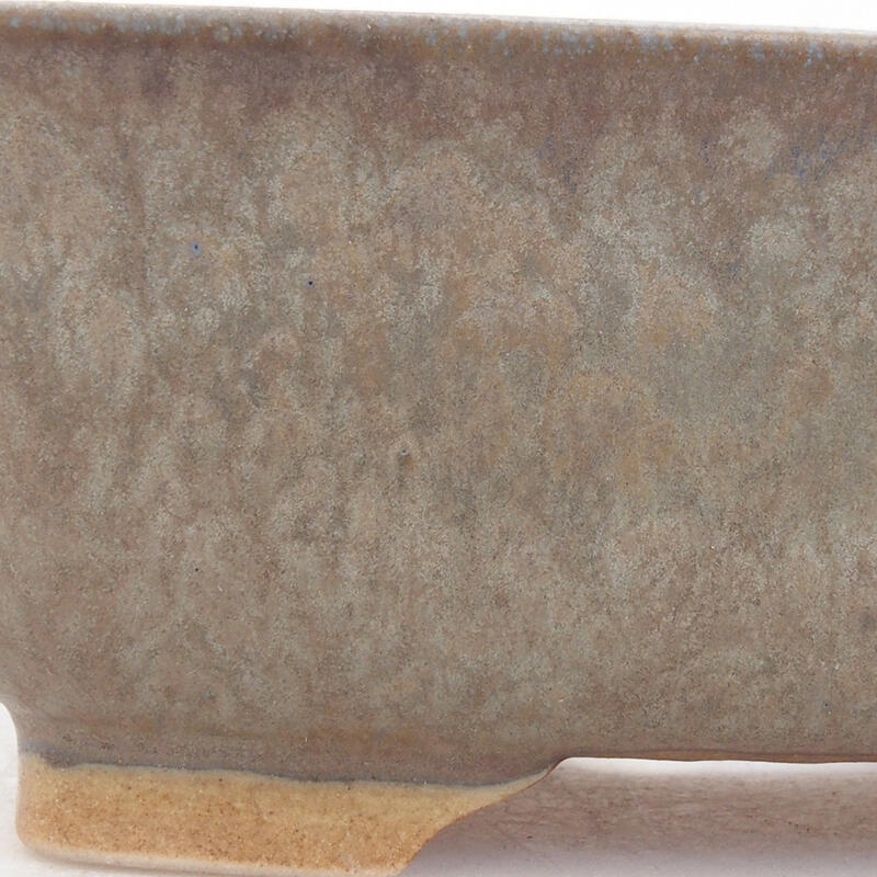 Bol à bonsaï en céramique 15 x 13 x 5 cm, couleur bleu