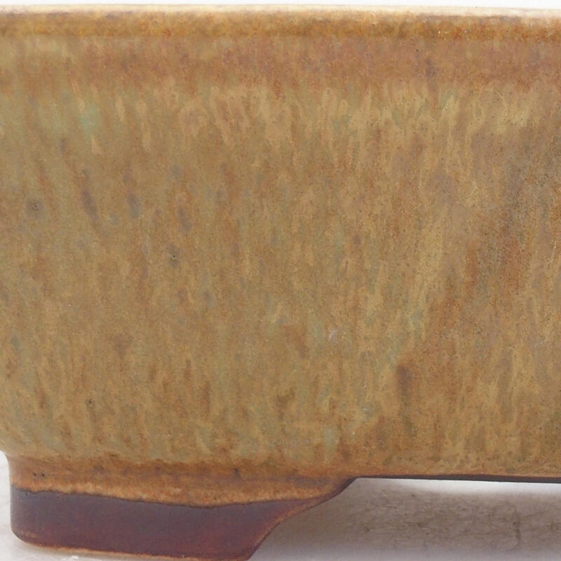 Bol à bonsaï en céramique 15 x 13 x 5 cm, vert