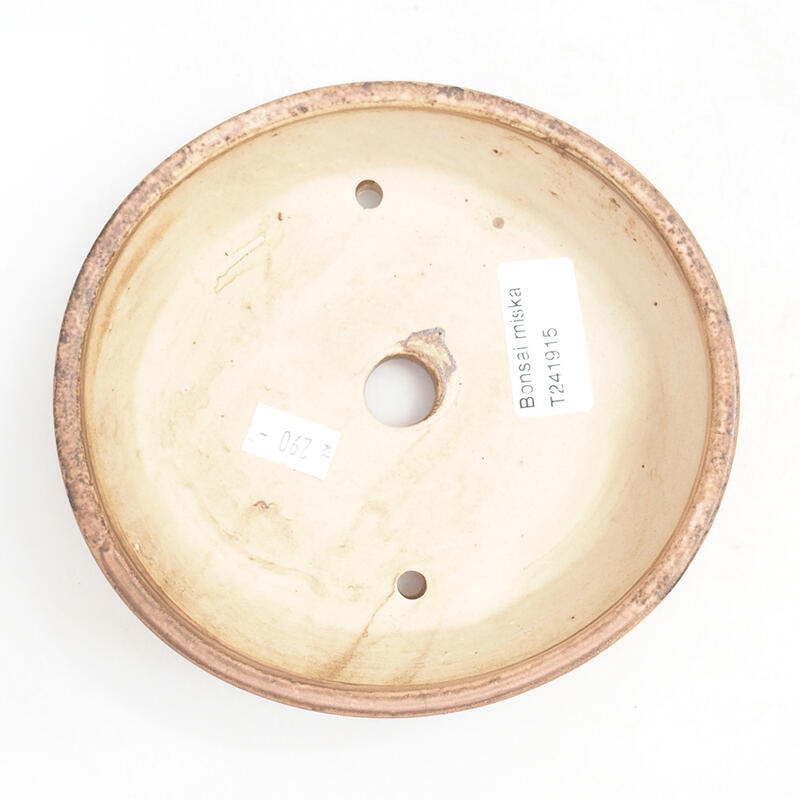 Bol à bonsaï en céramique 15 x 14 x 4 cm, rose