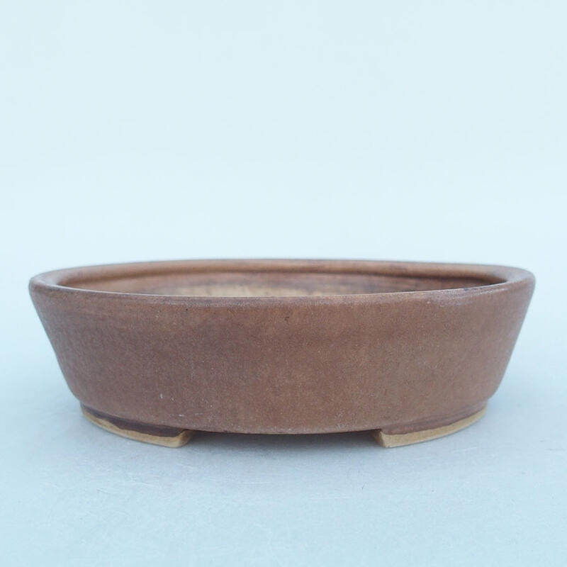 Bol à bonsaï en céramique 15 x 14 x 4 cm, rose