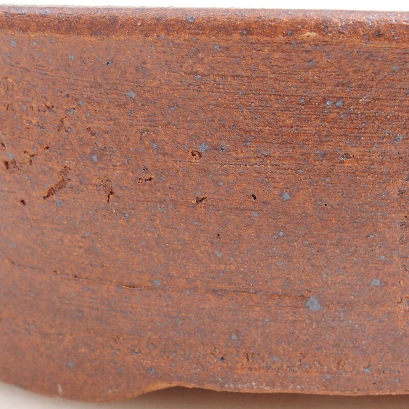 Bol à bonsaï en céramique 16,5 x 13,5 x 5 cm, brun