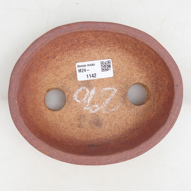 Bol à bonsaï en céramique 16,5 x 14 x 5 cm, couleur métal