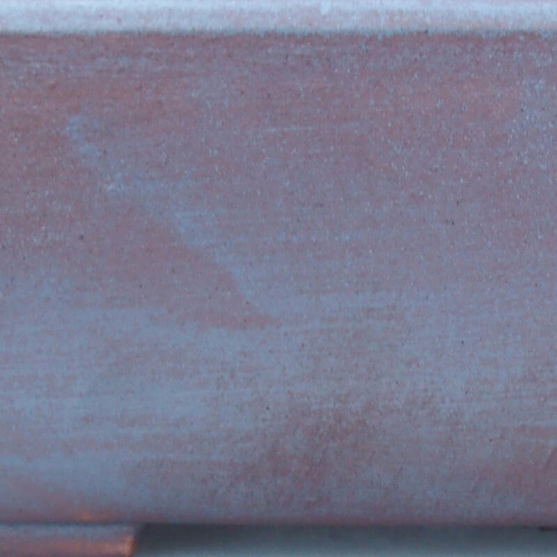 Bol à bonsaï en céramique 16 x 11 x 5,5 cm, couleur métal