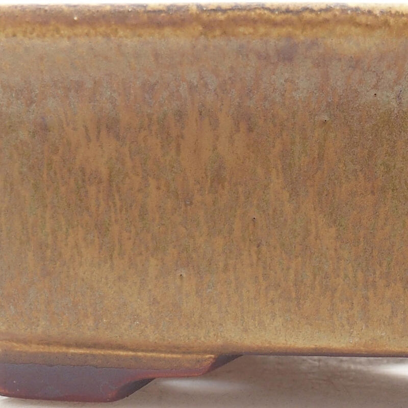 Bol à bonsaï en céramique 17,5 x 14,5 x 5,5 cm, vert