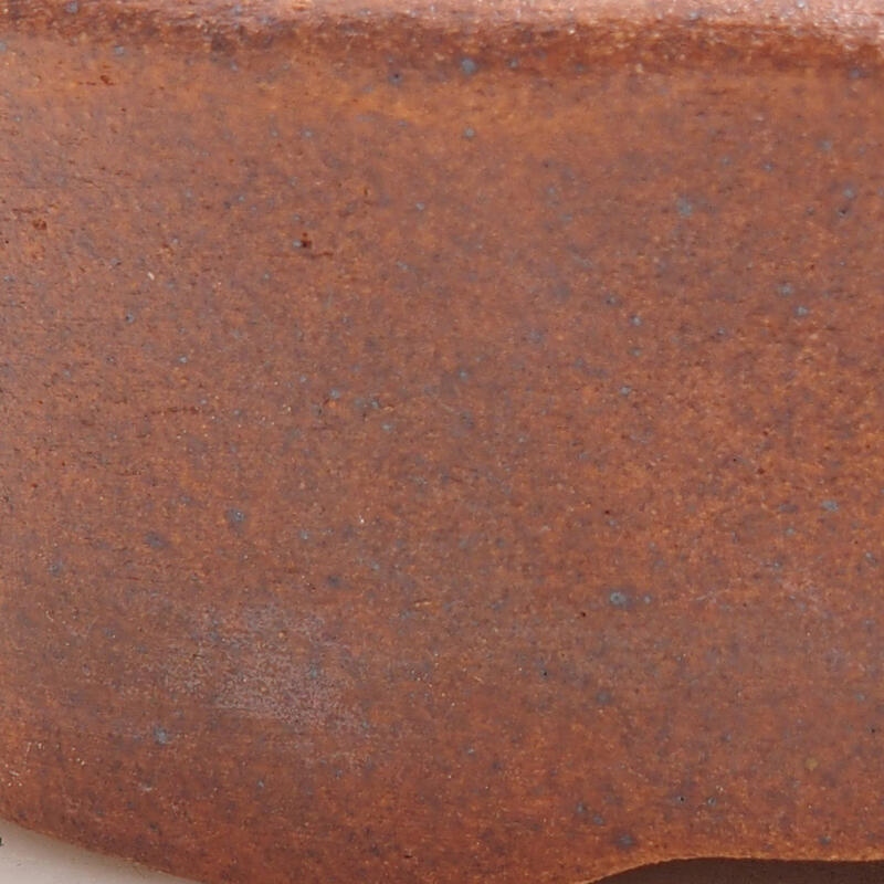 Bol à bonsaï en céramique 17,5 x 14,5 x 5 cm, brun