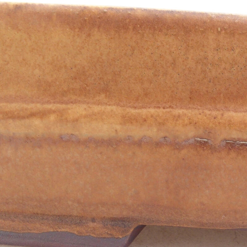 Bol à bonsaï en céramique 17,5 x 14,5 x 5 cm, rose