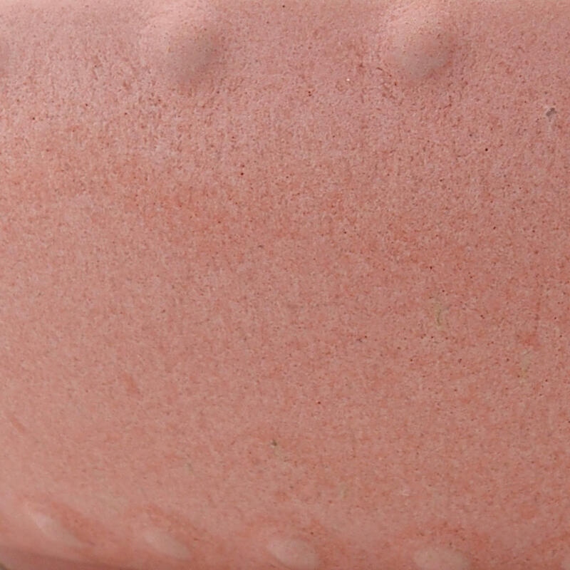 Bol à bonsaï en céramique 17,5 x 17,5 x 5 cm, rose