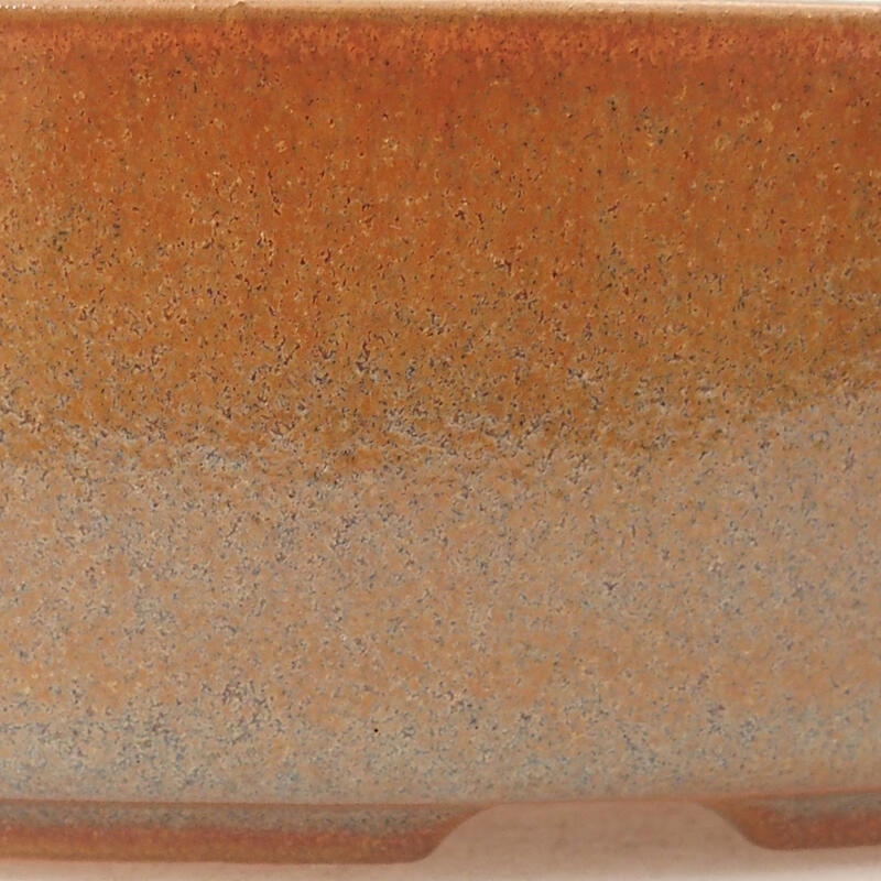 Bol à bonsaï en céramique 18,5 x 13,5 x 4,5 cm, brun