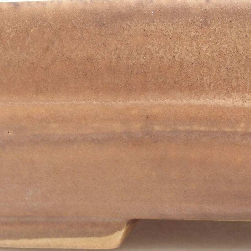 Bol à bonsaï en céramique 18 x 15 x 4,5 cm, brun