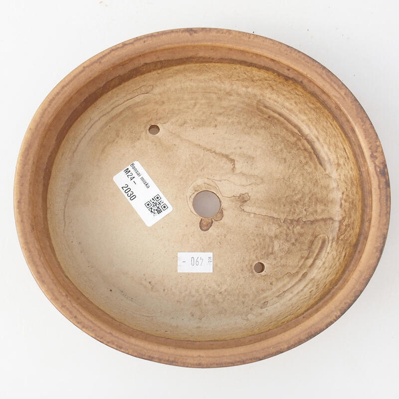 Bol à bonsaï en céramique 21 x 19 x 5 cm, rose