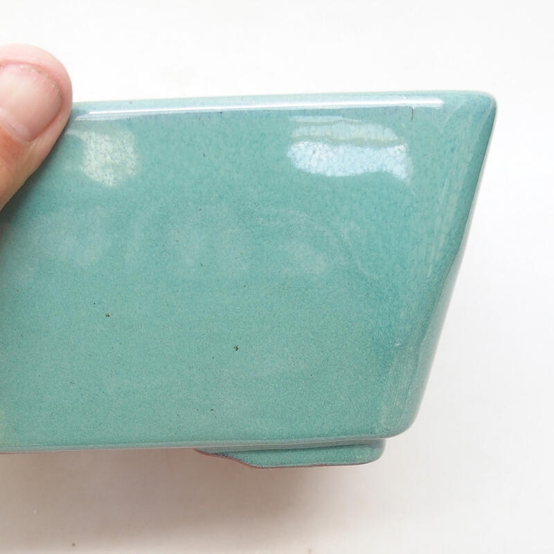 Bol à bonsaï en céramique 22 x 22 x 9 cm, vert