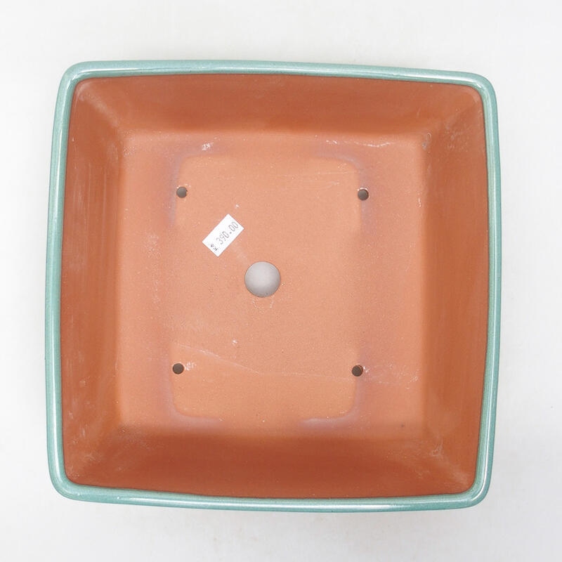 Bol à bonsaï en céramique 22 x 22 x 9 cm, vert