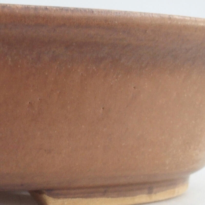 Bol à bonsaï en céramique 28,5 x 25 x 6 cm, rose