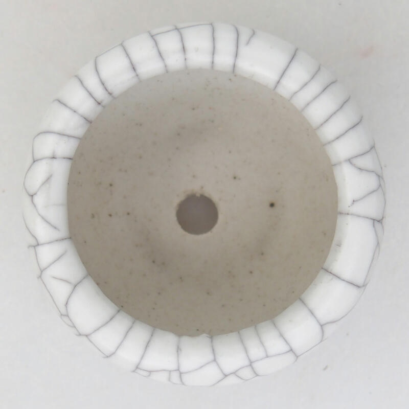 Bol à bonsaï en céramique 3,5 x 3,5 x 2,5 cm, couleur raku