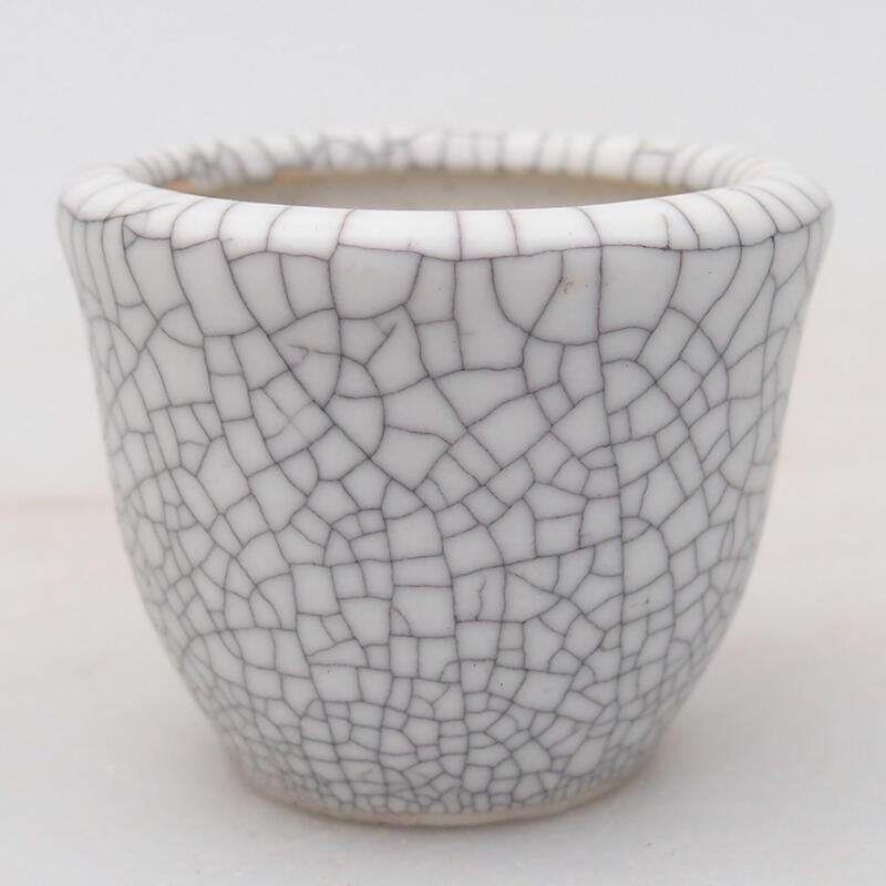 Bol à bonsaï en céramique 3,5 x 3,5 x 2,5 cm, couleur raku