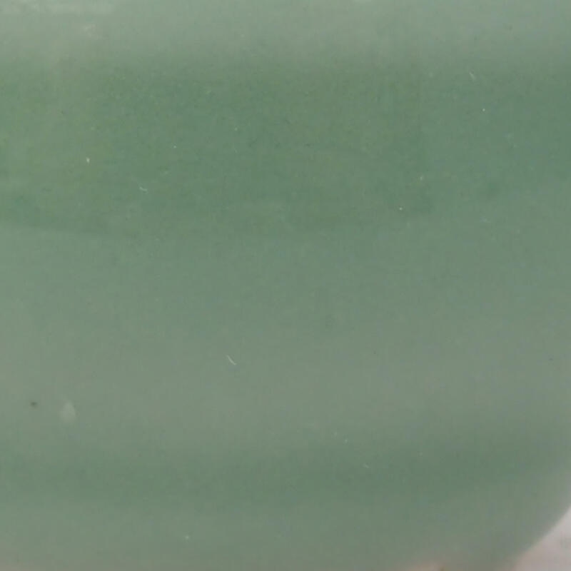 Bol à bonsaï en céramique 3,5 x 3,5 x 2,5 cm, vert