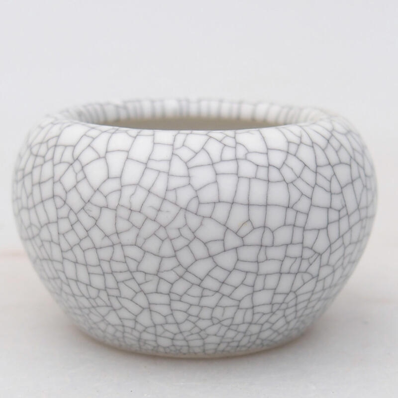 Bol à bonsaï en céramique 4 x 4 x 2 cm, couleur raku