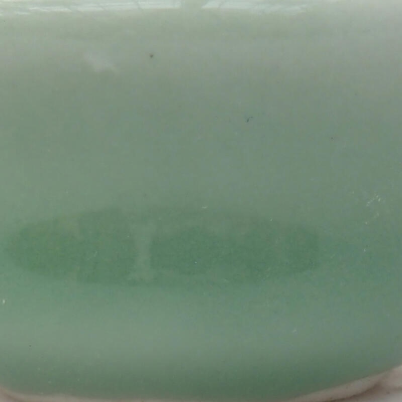 Bol à bonsaï en céramique 4 x 4 x 2 cm, vert