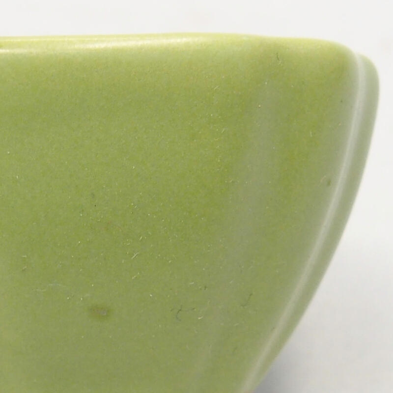 Bol à bonsaï en céramique 5 x 5 x 2,5 cm, vert