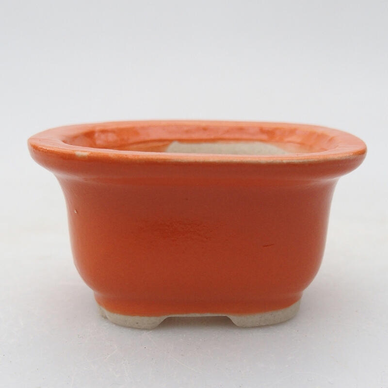 Bol à bonsaï en céramique 6 x 5 x 3 cm, orange