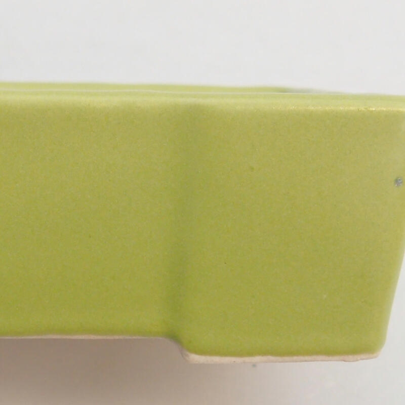 Bol à bonsaï en céramique 7,5 x 4 x 3 cm, vert