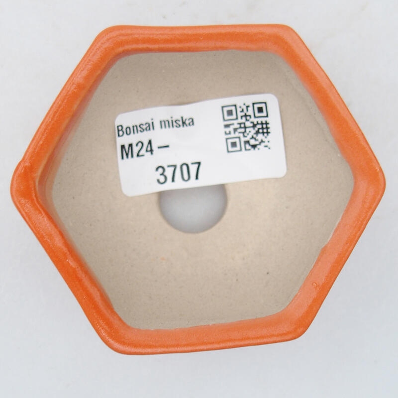 Bol à bonsaï en céramique 7 x 6 x 3 cm, orange