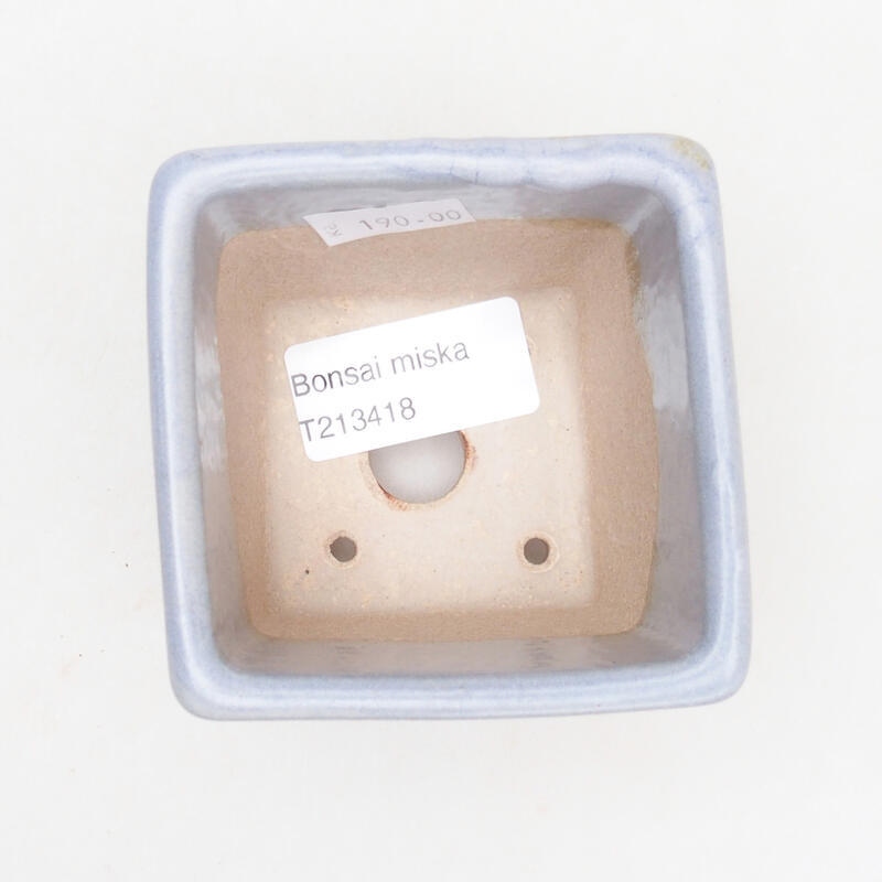 Bol à bonsaï en céramique 7 x 7 x 7 cm, gris