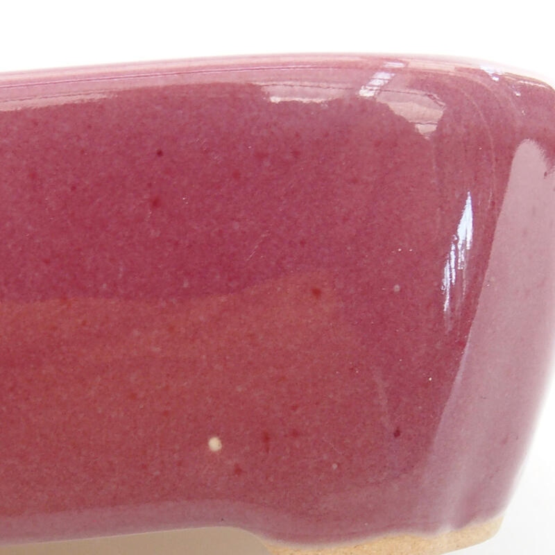 Bol à bonsaï en céramique 8,5 x 7 x 3,5 cm, couleur violet