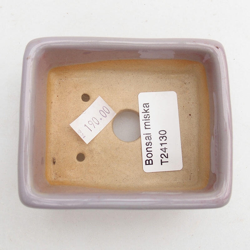 Bol à bonsaï en céramique 8,5 x 7 x 4 cm, rose