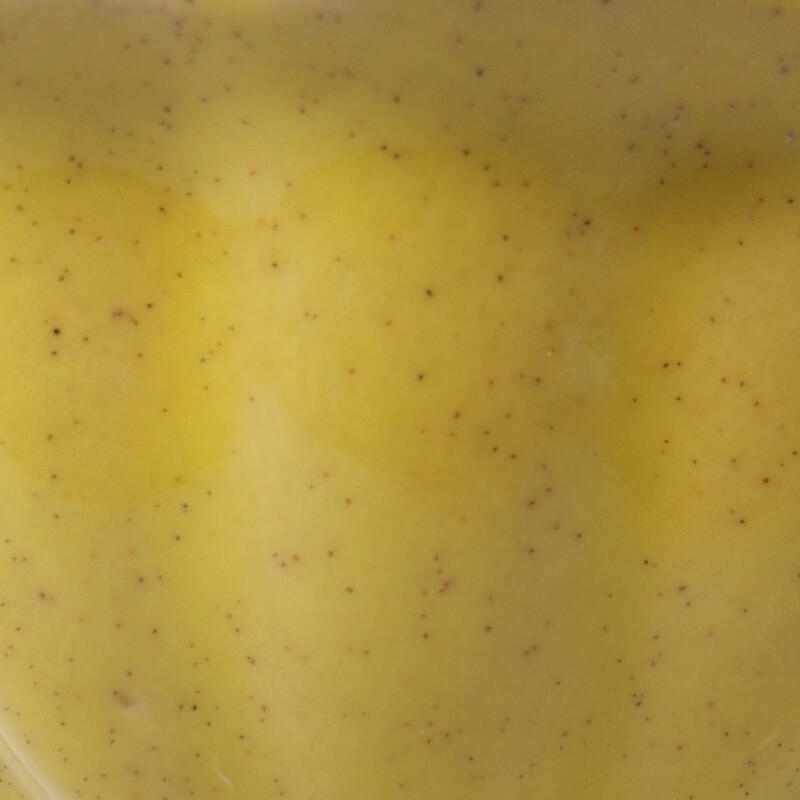 Bol à bonsaï en céramique 8,5 x 8,5 x 4,5 cm, jaune