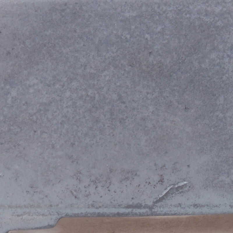 Bol à bonsaï en céramique 8,5 x 8,5 x 5 cm, gris