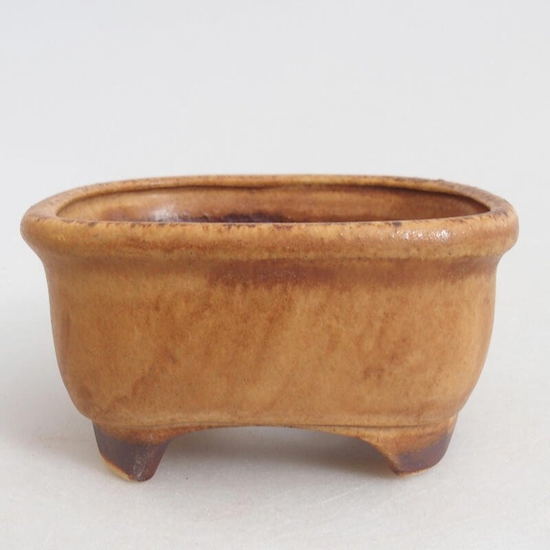 Bol à bonsaï en céramique 8 x 7 x 4,5 cm, rose